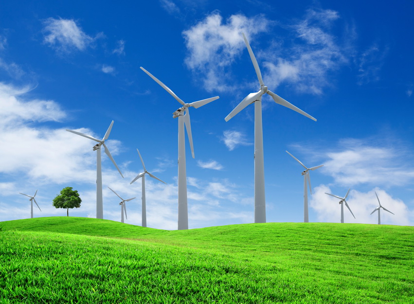 windturbine - Energías derivadas de los recursos naturales